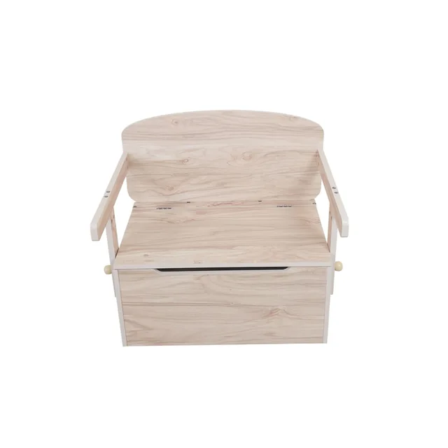 Kids Functional Wooden Toy Box
