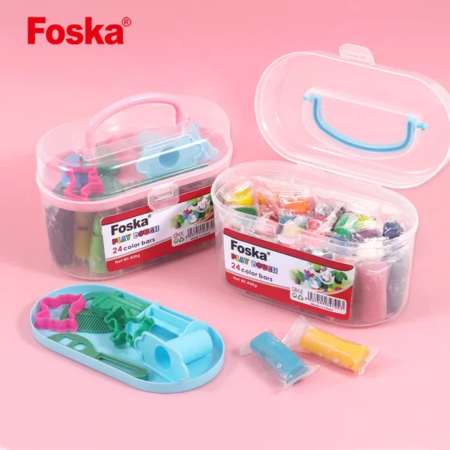Foska Colorful DIY Educational Plasticine Play dough Set