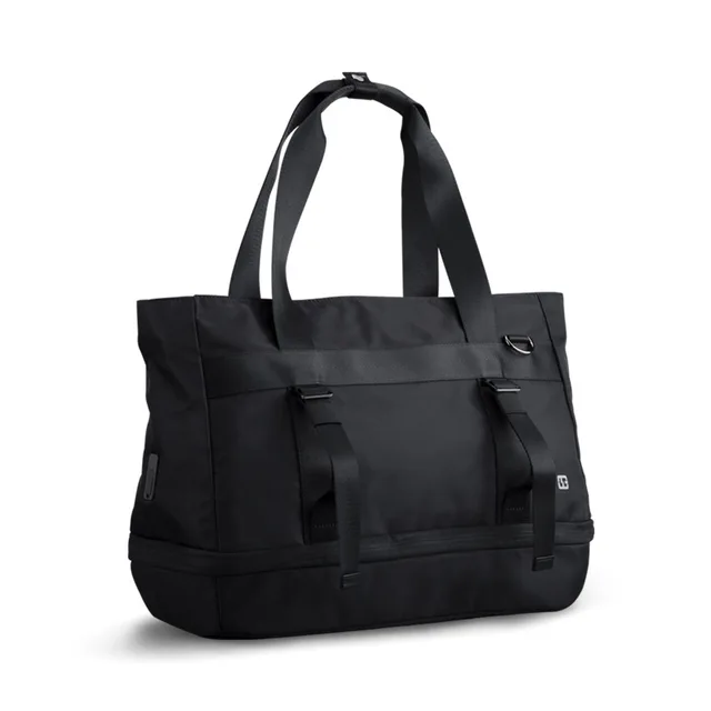 08y#Stylish women's travel bag dividable footwear fitness bag Yoga exercise hand bill of lading shoulder bag with USB charging