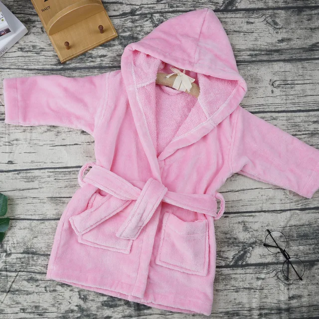 Custom Family Children 100% Cotton Bathrobe