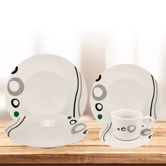 20 Piece Porcelain Dinnerware Set