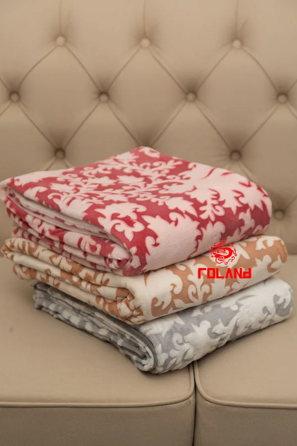 Flannel With Burnout Blanket/Throw