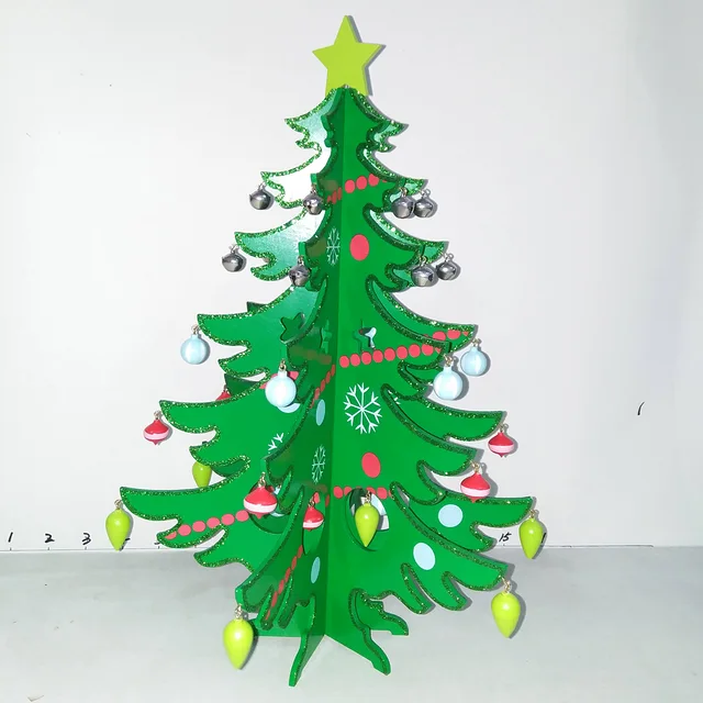 Christmas decoration Christmas Tree Wooden Christmas Tree Desktop Decoration
