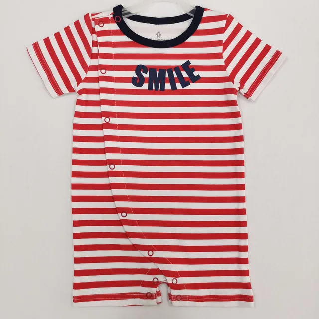 Boys Side-Opening Romper