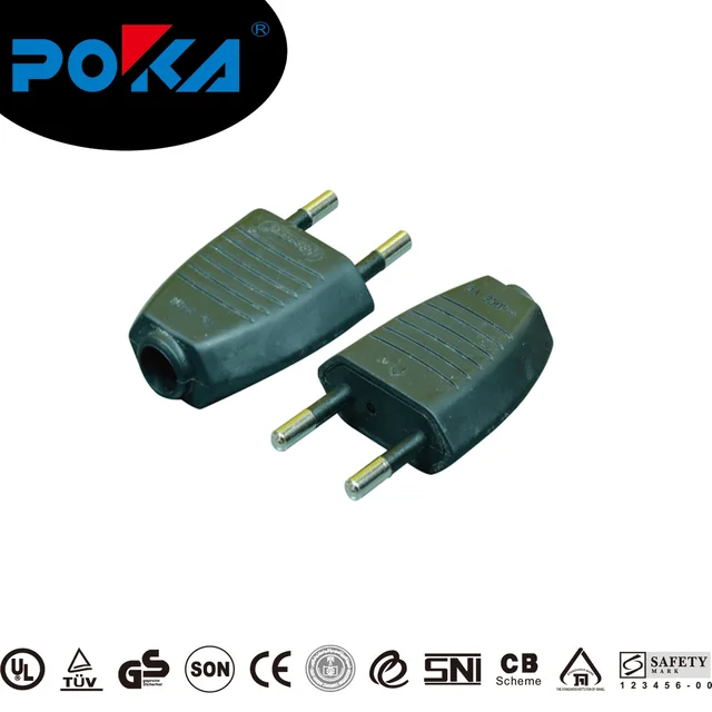 Two round pin Plug