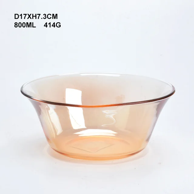 Glass plate Dinnerware Sets round Glass Plate