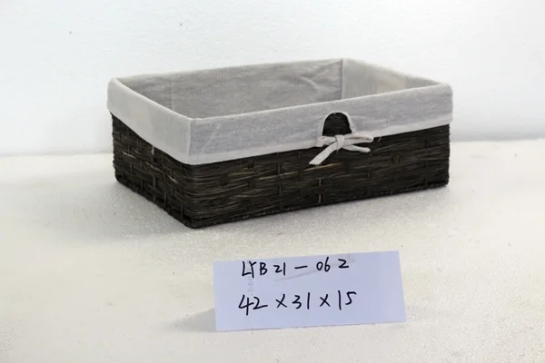 Rattan woven storage basket