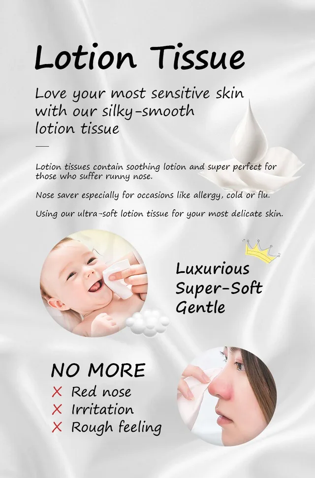 Supersoft Lotion Tissue Running Nose