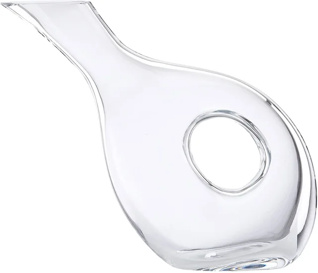 Lead free crystal decanter