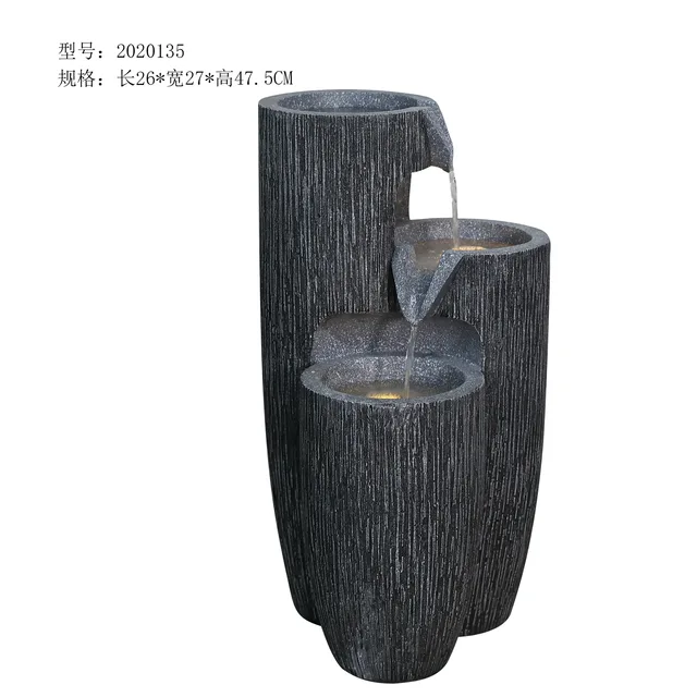Hotselling morden solar water fountain for garden decoration