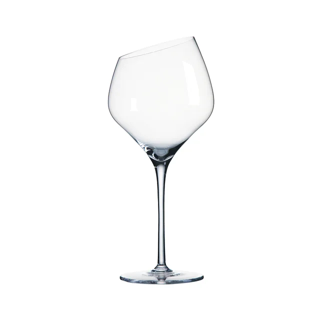 Crystal glass goblet