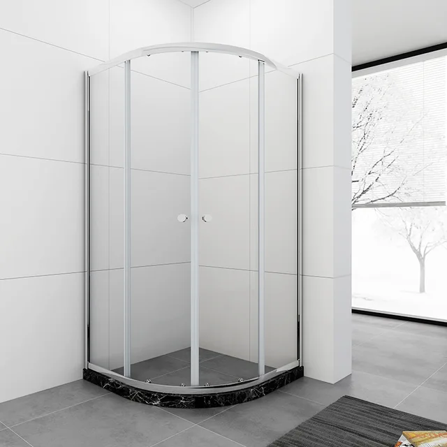 EH-C342 quadrant shower enclosure,sliding shower door, simplest shower room factory.