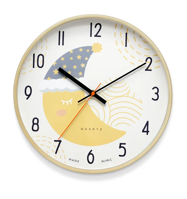 Children's plastic wall clock