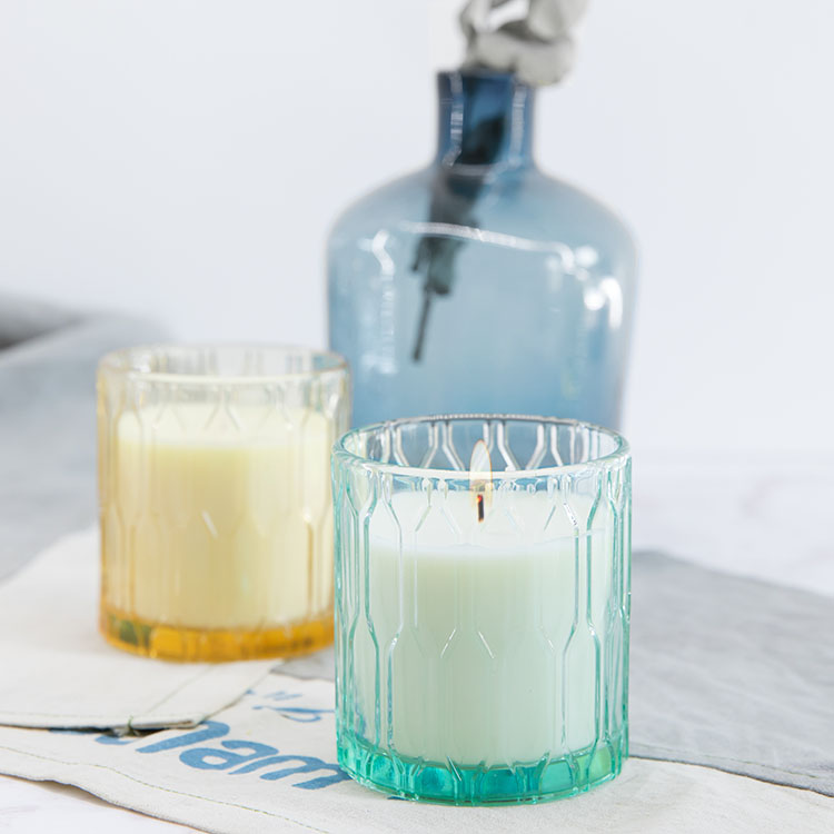 Candle holder soy wax scented candle glass candle jar