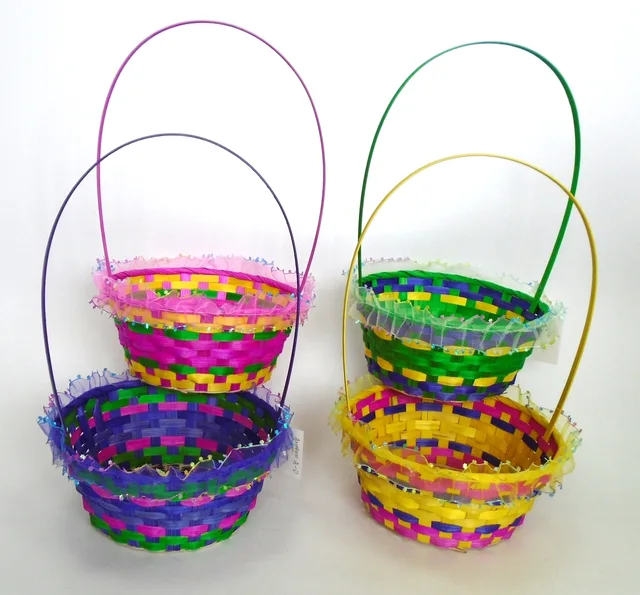 Easter Bamboo Basket
