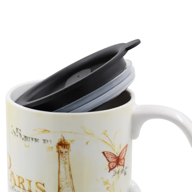 17oz Classic Ceramic Mug Paris style