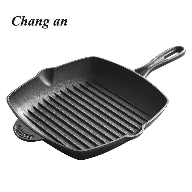 Cast iron grill pan