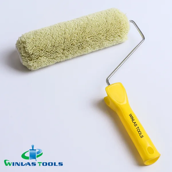 Green thread acrylic paint roller