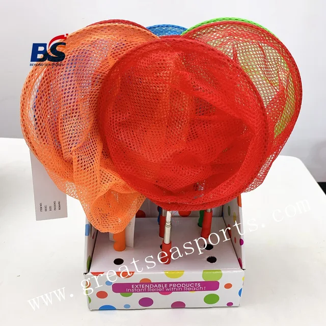 Handle Fishing Nets Type stainless steel telescopic handle landing nets