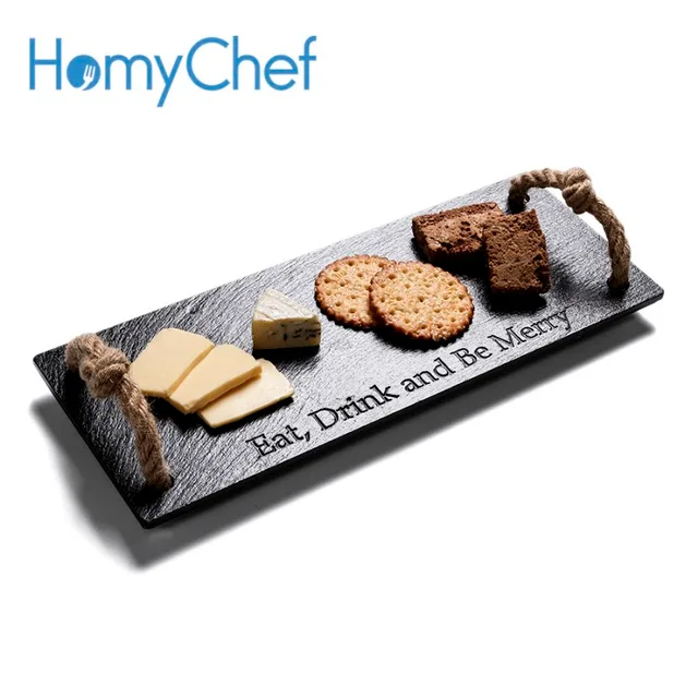 Slate serving tray