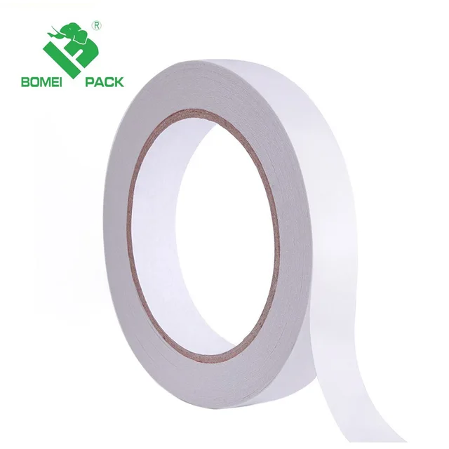 Double sided tissue tape, double sided adhesive tape, tissue paper double sided tape, double-sided tape, double side glue tape, double sided mounting tape,BOMEI PACK