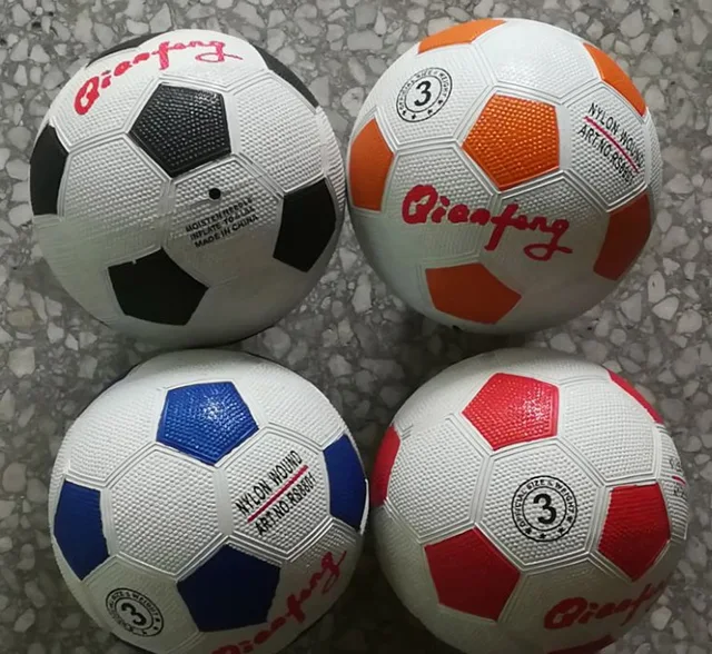 3# Rubber soccerball (grain surface)