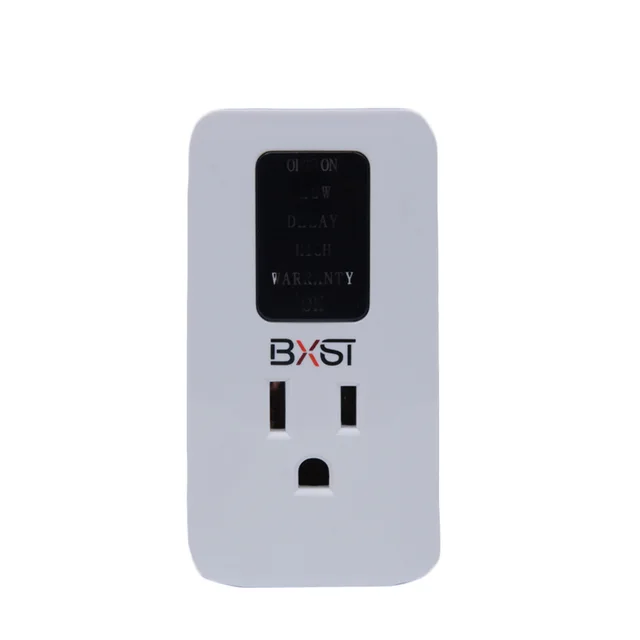 V067 120V AC Standard Grounding Secure Electrical Plug, AC Power Socket Voltage Protector, Wall Socket and Switch