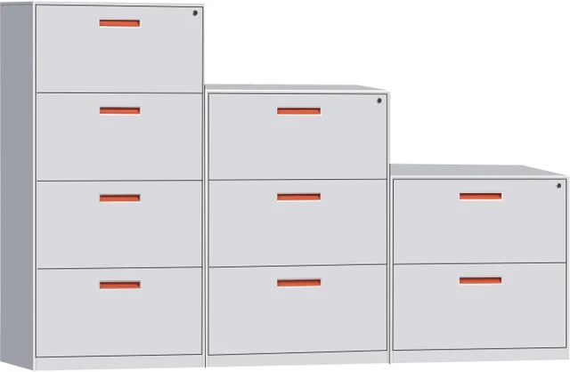 4/3/2 drawers laterial filing cabinet with long handle
