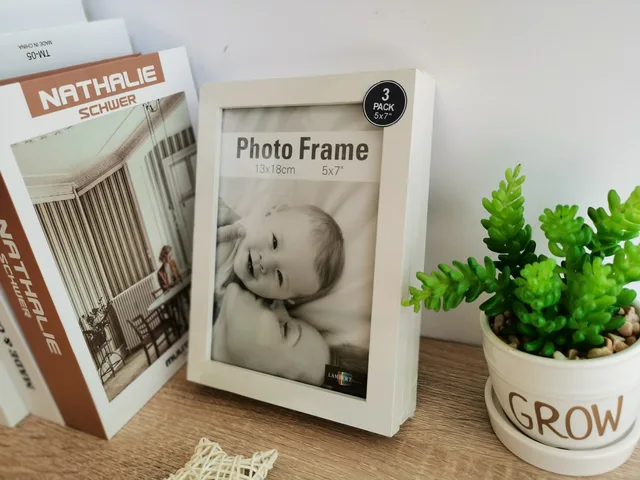 S/3 MDF 5X7'' photo frame