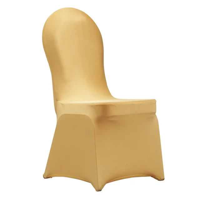 Good Quality Hotel Restanrant Wedding Banquet Supplies Spandex Fabric Stretch Elastic Chair Cover