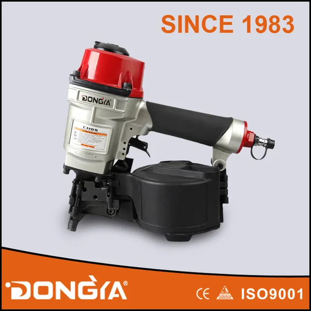 Dongya professial quality pneumatic coil nailer cn55 for wood pallet