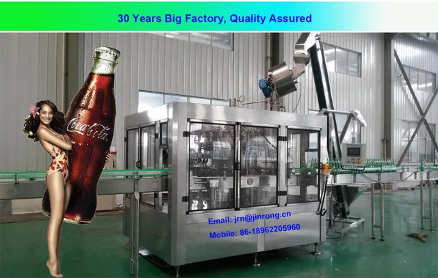 Glass bottle filling machine for