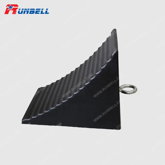 Triangle Rubber Truck Wheel Chock