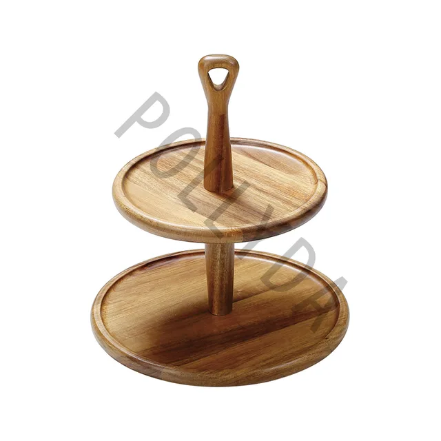 Acacia Wood 2-layers Tray ACT00201