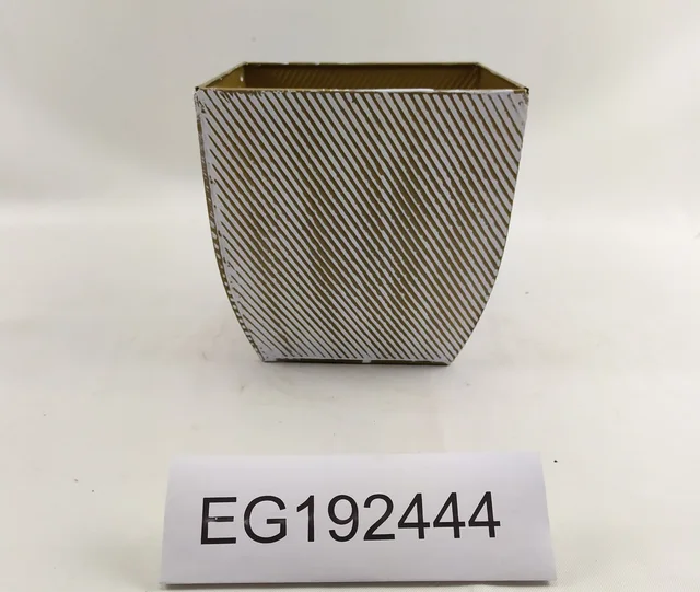 Wholesale Antique style basin Galvanized metal zinc tin Round Crown flower pots