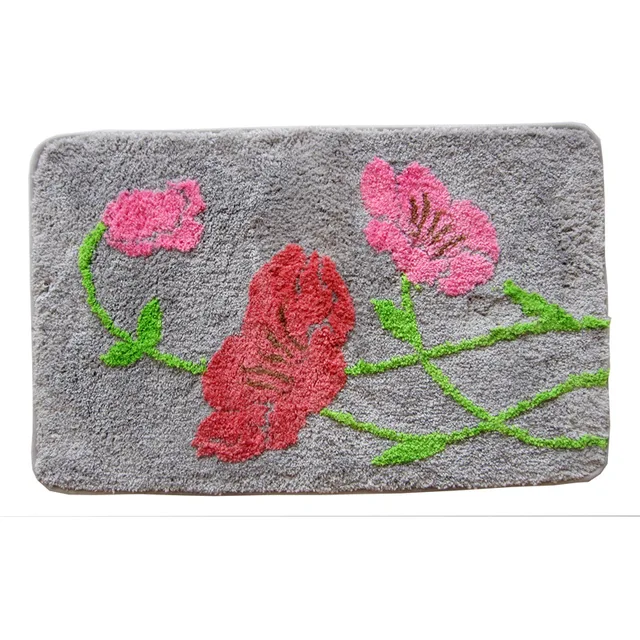 Fiber printed floor mat