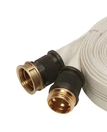 Rubber lining fire hose with italy coupling