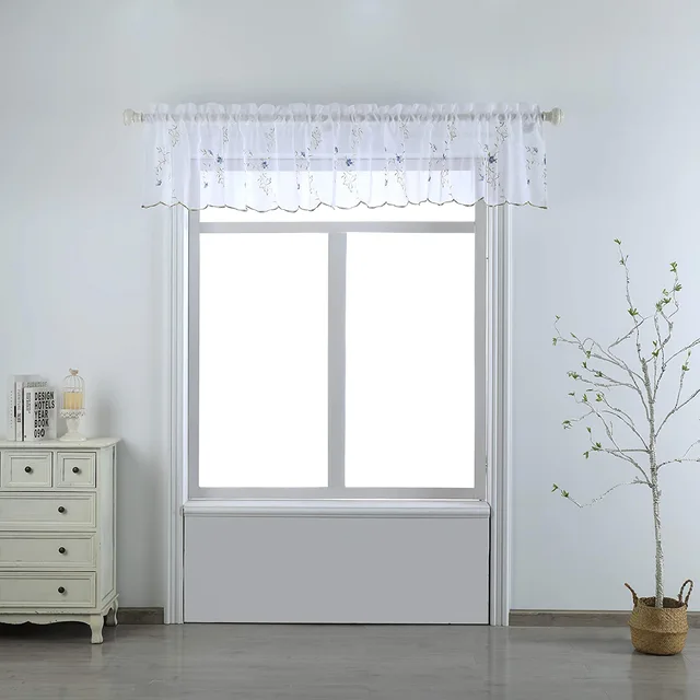 Rod Pocket Style Floral curtains