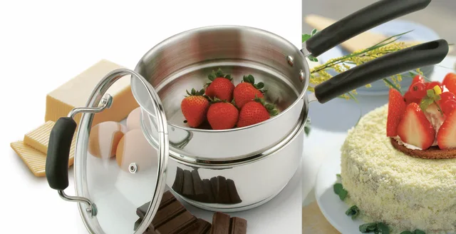 Stainless steel double boiler
