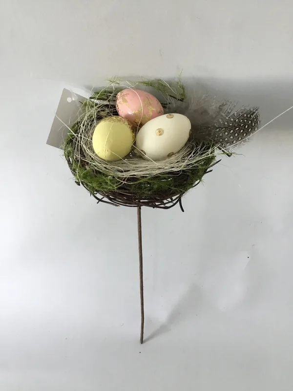 Easter egg nest branch