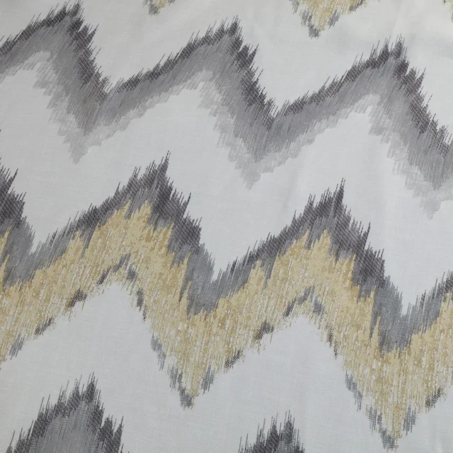 Hot selling 100% polyester jacquard printing curtain fabric