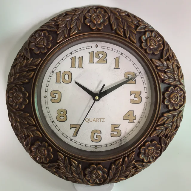 Plastic antique wall clock