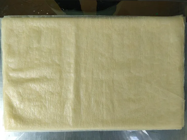 Single layer bean skin.