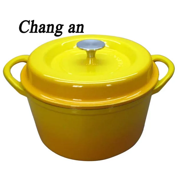 Enameled dutch oven