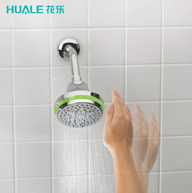 Huale I-Switch sensor intelligent infrared Multi fuctional fixed shower head