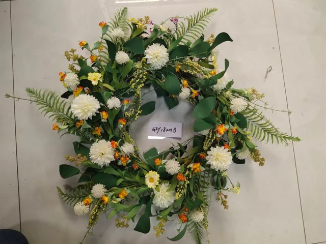 Artificial flower ring