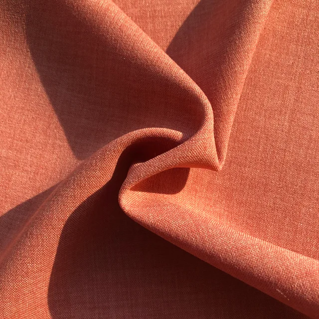 Polyester linen look
