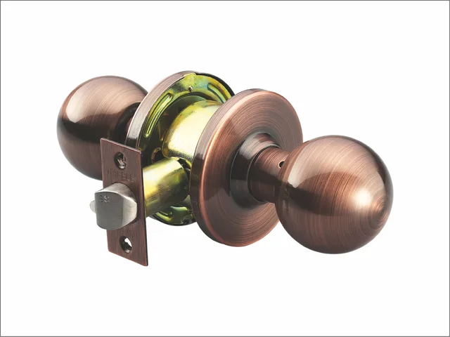 Heavy duty cylindrical knob lock(passage function)