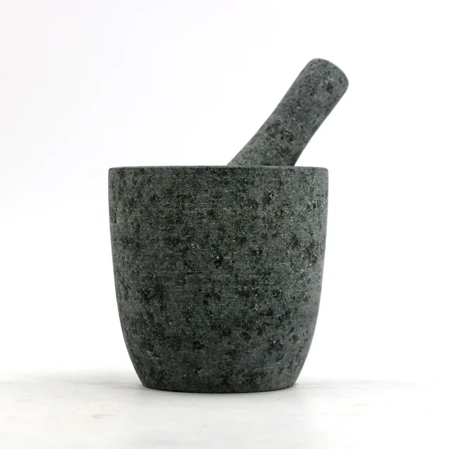 Natural granite rough grinding grinder mortar and pestle