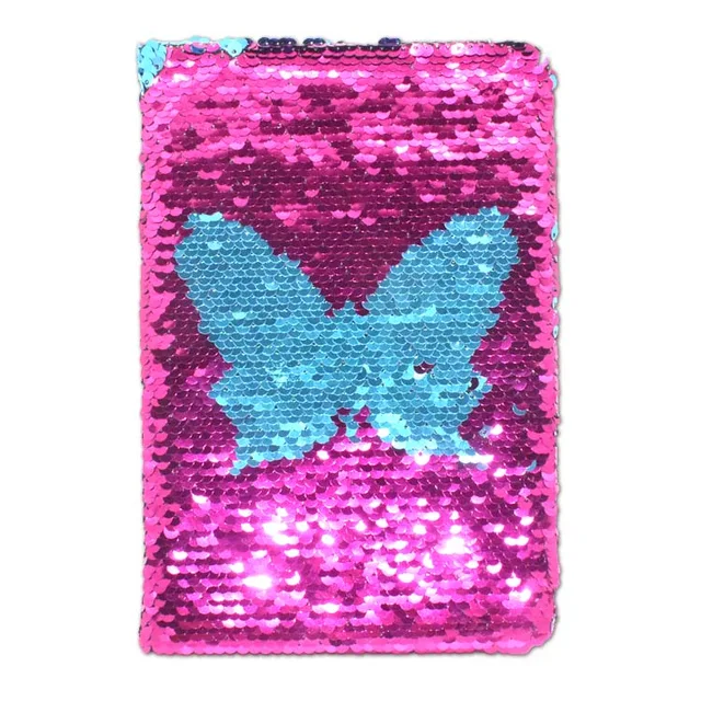 Sequin Notebook with embroidery